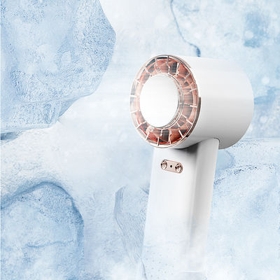 Μίνι φορητός επαναφορτιζόμενος ανεμιστήρας USB 2200 MAh Μπαταρία USB Ice Cooling Fan