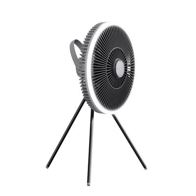 Ποιότητα  ABS Floor Standing Fans Three Tripod 1000mah Rechargeable Electric Fan With Light Εργοστάσιο