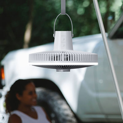 Μπαταρία 10000mAh Επαναφορτιζόμενος Επιτραπέζιος ανεμιστήρας 12 ιντσών Φανάρι με φως σκηνής LED