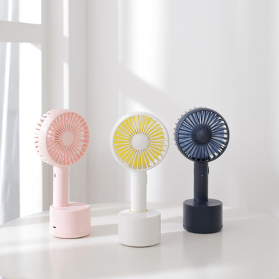 Με μπαταρίες αυτόματος ταλαντεμένος Scented μίνι φορητός ανεμιστήρας γραφείων USB επανακαταλογηστέος