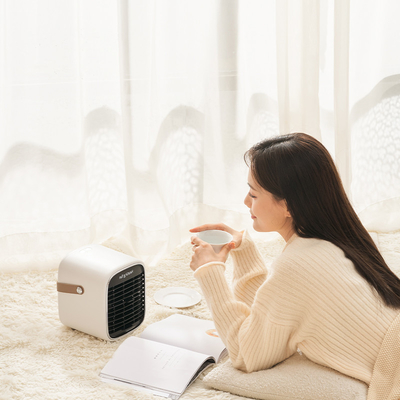 Προσωπικό άσπρο γραφείο θερμαστρών 600W 900W της FCC RoHs μίνι φορητό ηλεκτρικό