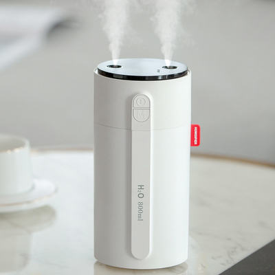Tabletop φορητό 800ML φορητό επανακαταλογηστέο χρώμα Mah Usb υγραντών 2000