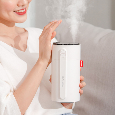 Tabletop φορητό 800ML φορητό επανακαταλογηστέο χρώμα Mah Usb υγραντών 2000