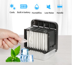 2000mAh επανακαταλογηστέος ανεμιστήρας αερόψυξης με μπαταρίες &amp; γραφείων USB για υπαίθρια